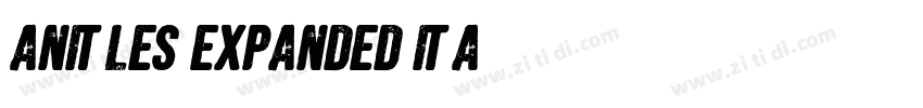 Anitles Expanded Ita字体转换